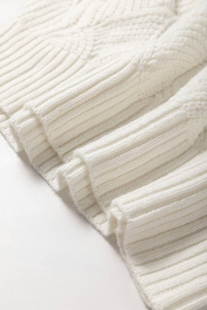 Neck Drop Shoulder Sweater