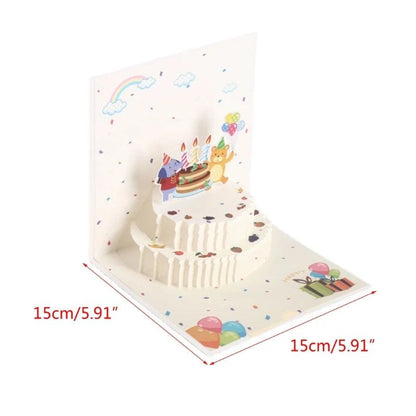 Christmas Car 3D Pop up Greeting Cards Anniversary Wedding Birthday Holiday Postcard Invitations with Envelope Boy Father Gifts