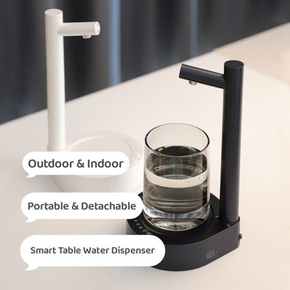 Electric Water Gallon Dispenser – Rechargeable USB Bottle Pump for Desk & Travel | 1800mAh Battery | Type-C Charging