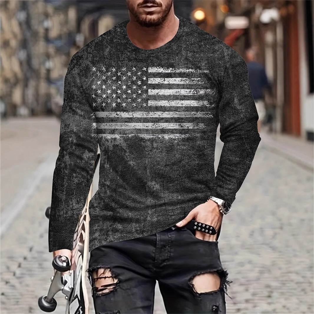 Long Sleeve Men's Daily Casual Style XINGX Printing