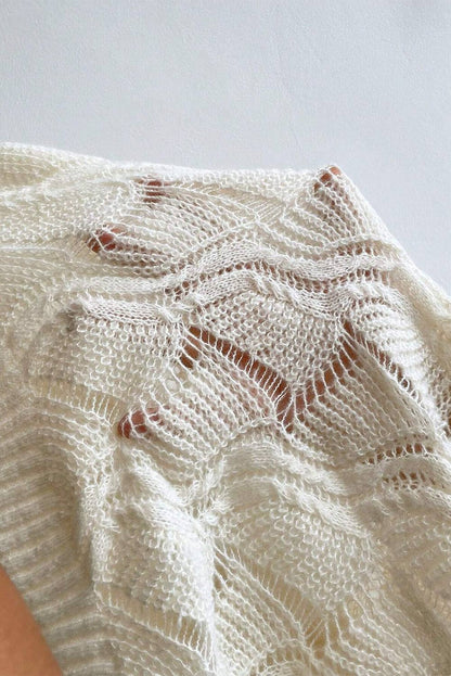 Neck Drop Shoulder Sweater
