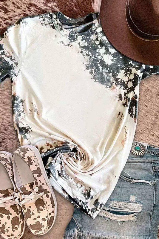 western bleached t-shirt