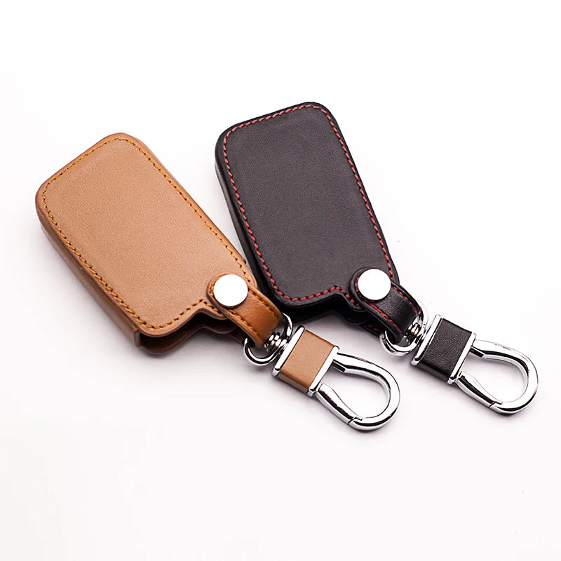 Fob Key Leather Car Key Holder Case Cover