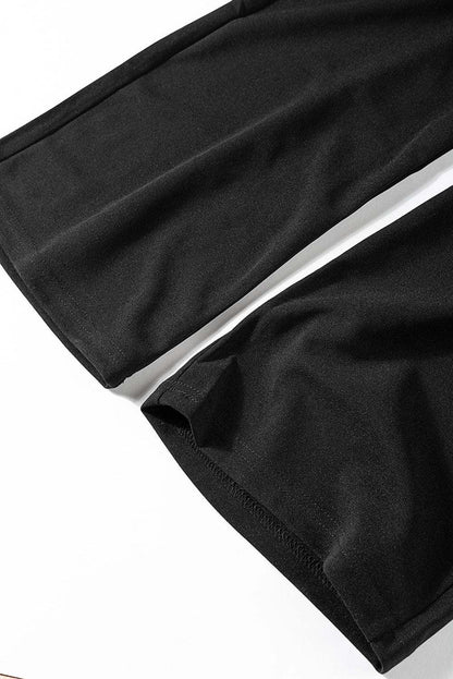 Glam Belted Wide Leg Jumpsuit