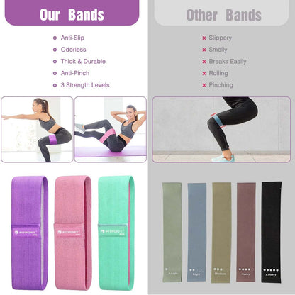 Slip Elastic Booty Bands for Women