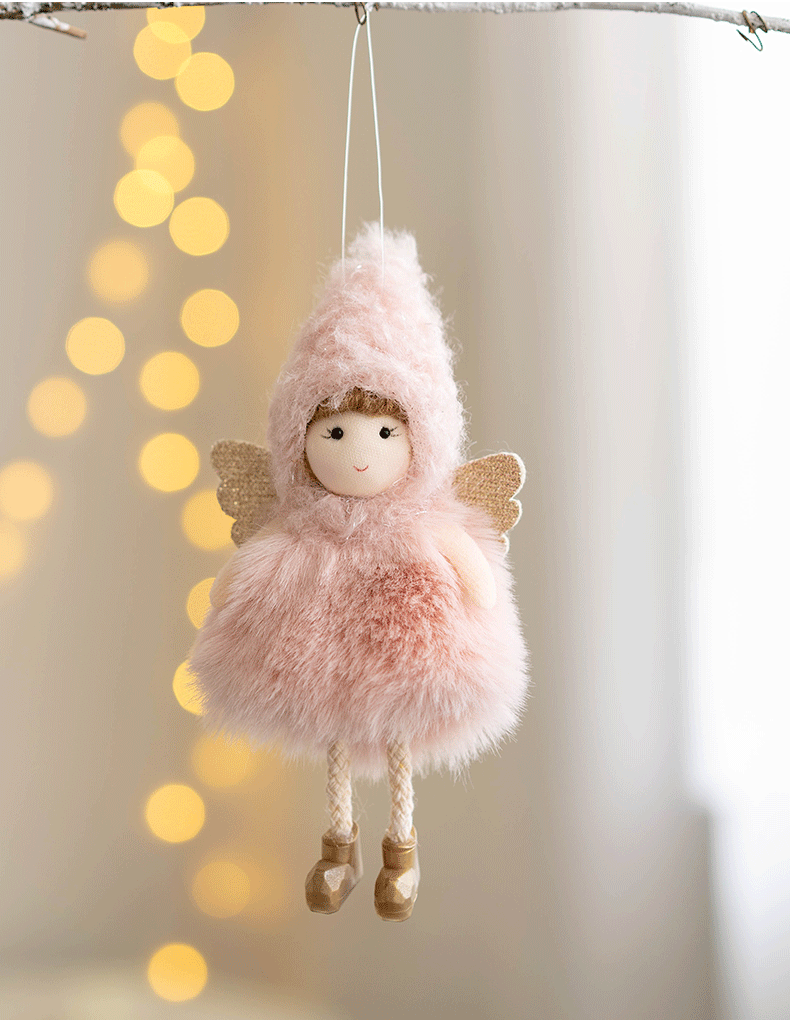 Stuffed Angel Girl Tree Ornaments