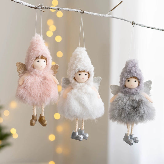 Stuffed Angel Girl Tree Ornaments