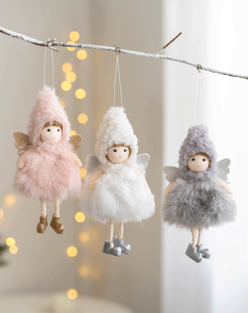 Stuffed Angel Girl Tree Ornaments