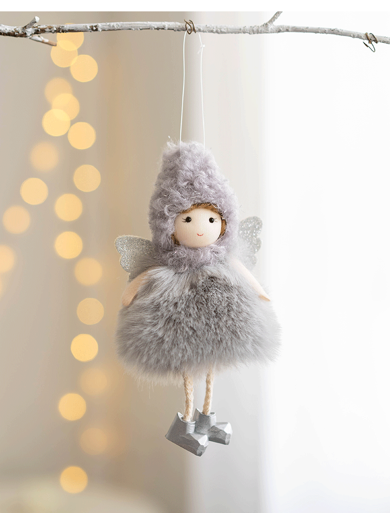 Stuffed Angel Girl Tree Ornaments