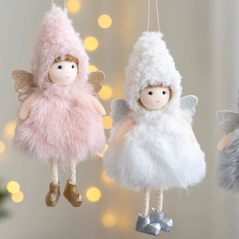 Stuffed Angel Girl Tree Ornaments