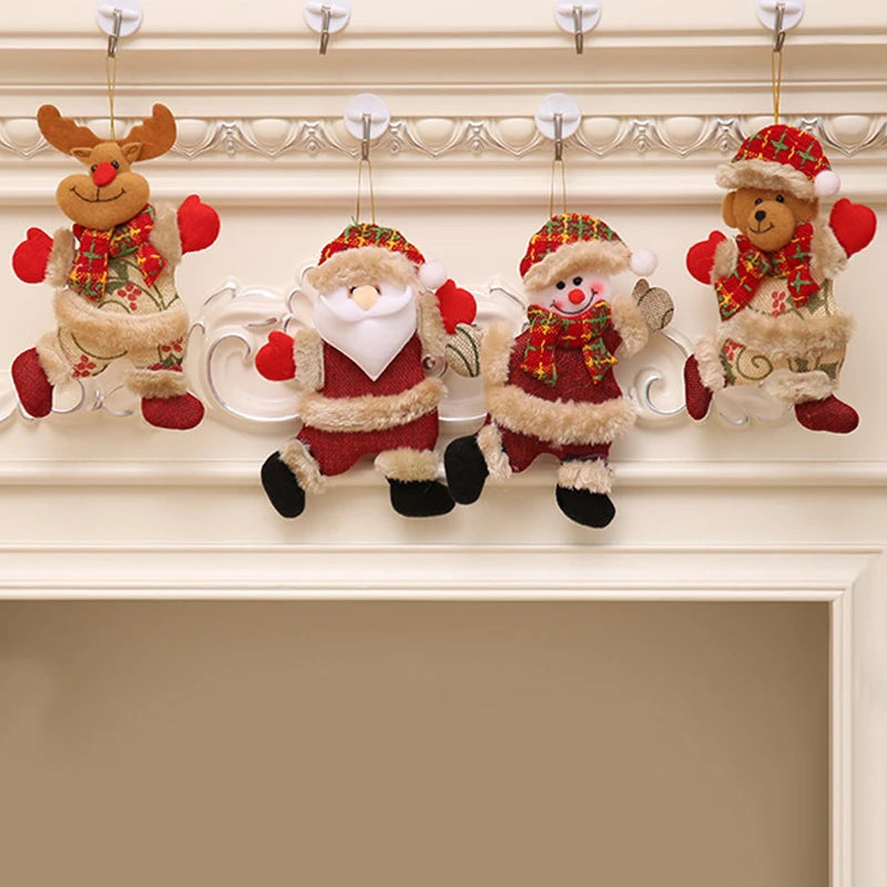 Christmas Ornament Santa, Snowman, Reindeer, Teddy Bear