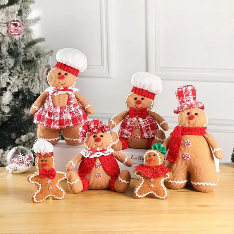 Gingerbread Man Doll Holiday Decorations