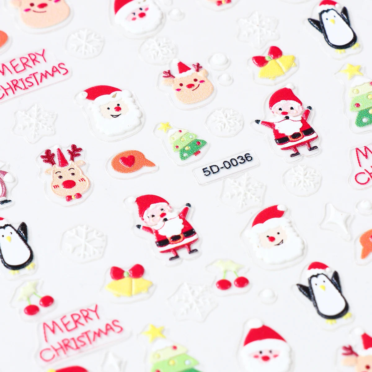 Christmas Santa Claus Manicure Patch