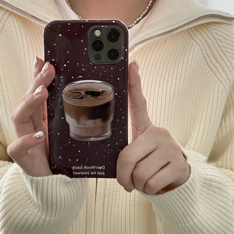 Coffee Phone Grip  Cute Holder for Every Coffee Lover Universal