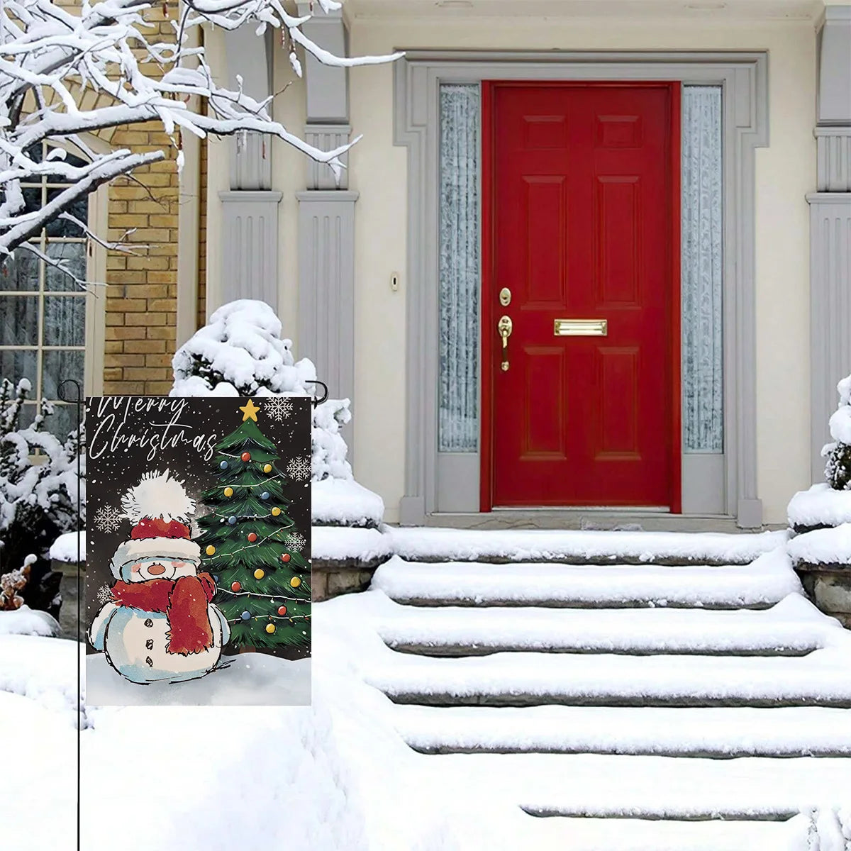 Christmas Garden Flags