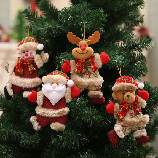 Christmas Ornament Santa, Snowman, Reindeer, Teddy Bear