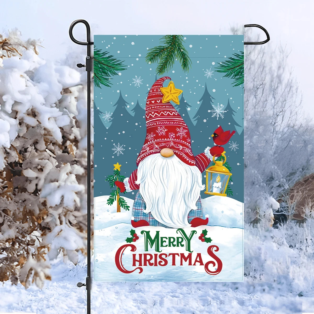 Christmas Garden Flags