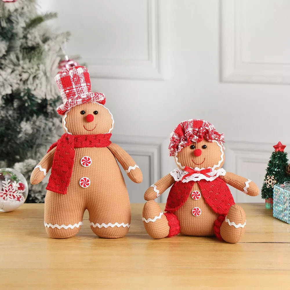 Gingerbread Man Doll Holiday Decorations