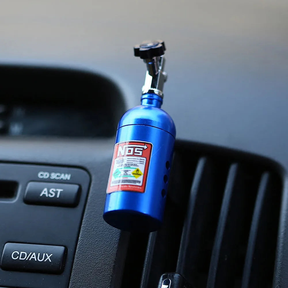 NO S Car Air Freshener  Billet Aluminium  Grape