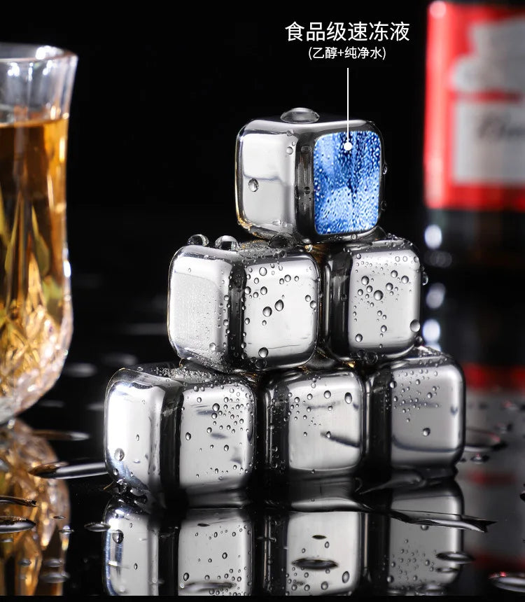 Reusable Stainless Steel Ice Cubes