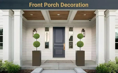 Metallic Heavy Tall Outdoor Indoor Planter Box