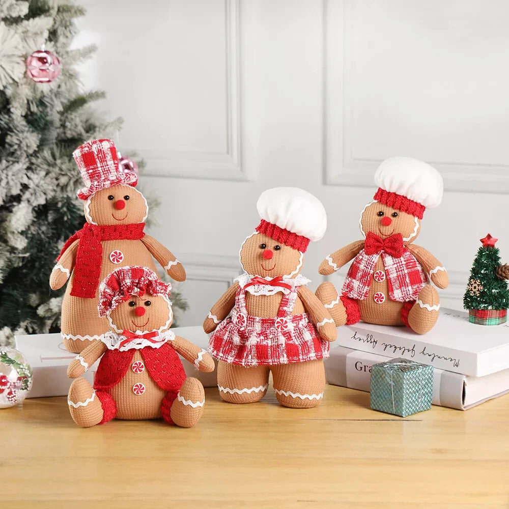 Gingerbread Man Doll Holiday Decorations