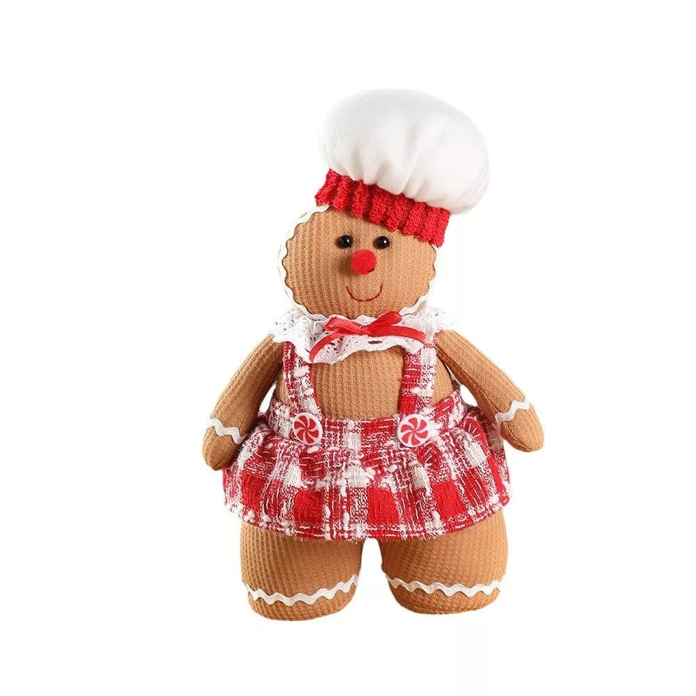 Gingerbread Man Doll Holiday Decorations