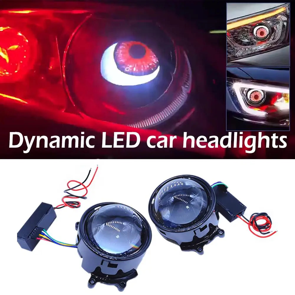 Dynamic 3 Inch Devil Eye Lens 12v Car WIFI Controled