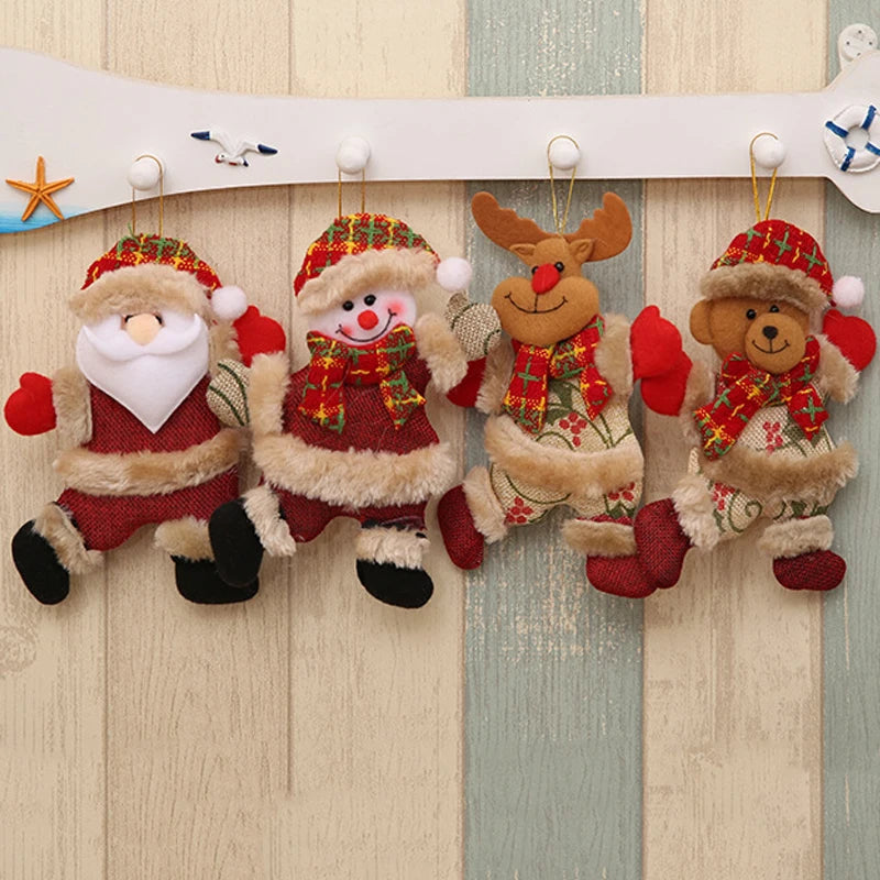 Christmas Ornament Santa, Snowman, Reindeer, Teddy Bear