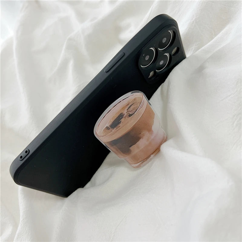 Coffee Phone Grip  Cute Holder for Every Coffee Lover Universal