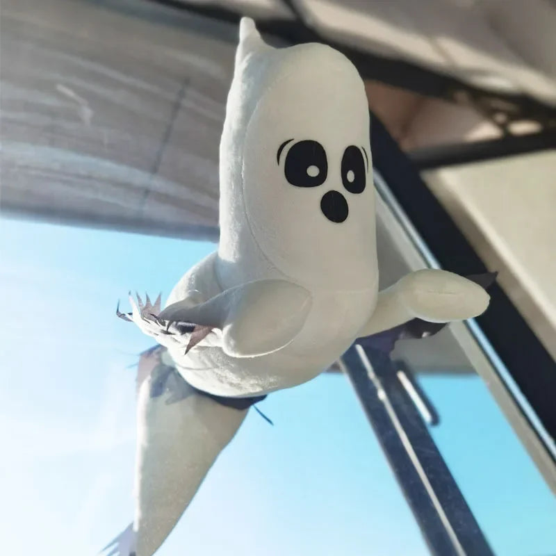 Halloween Cute Ghost Break The Window Deco