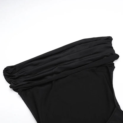 Robe longue sexy sans bretelles et dos nu, élégante