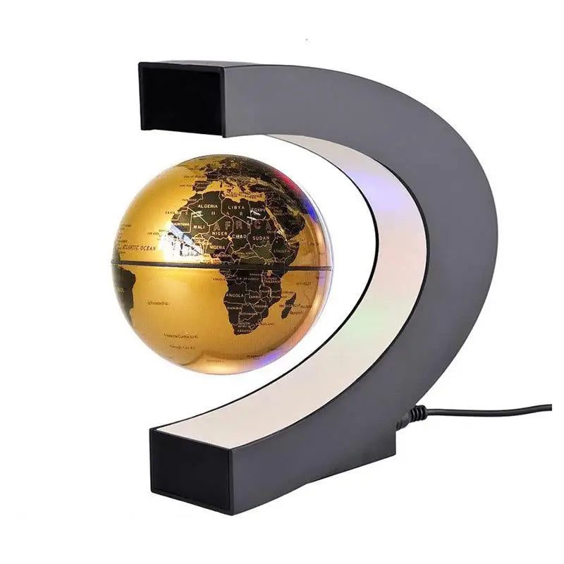 Magnetic Floating Levitation Globe LED World Map Electronic Anti Gravity Lamp