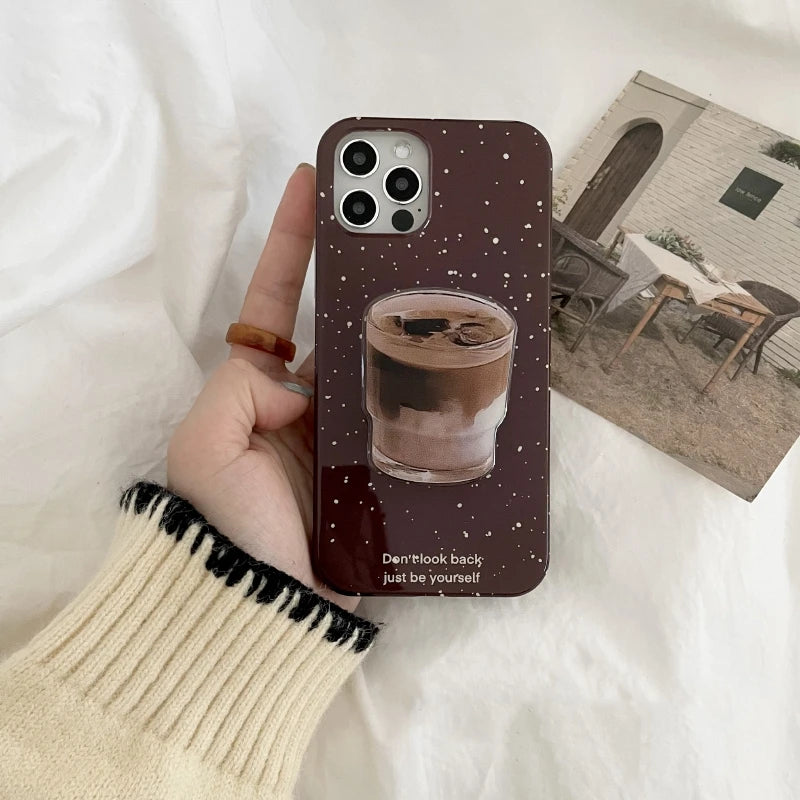 Coffee Phone Grip  Cute Holder for Every Coffee Lover Universal