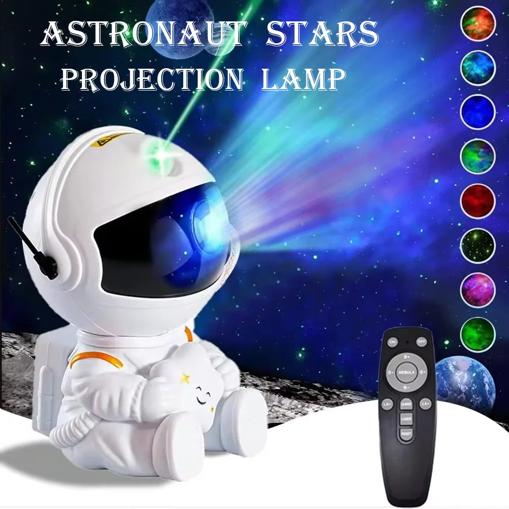 Galaxy Star Astronaut Projector LED Night Light