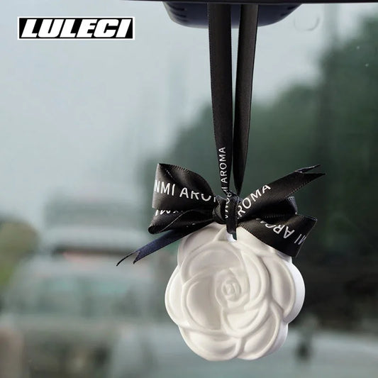 LULECI Camellia Wardrobe Indoor Aromatherapy Pendant Aromatherapy Home Interior Interior Car Long-lasting Fragrance Hanging