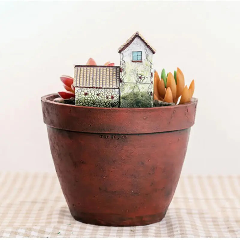 Cute Animal Resin Flower Pot Retro