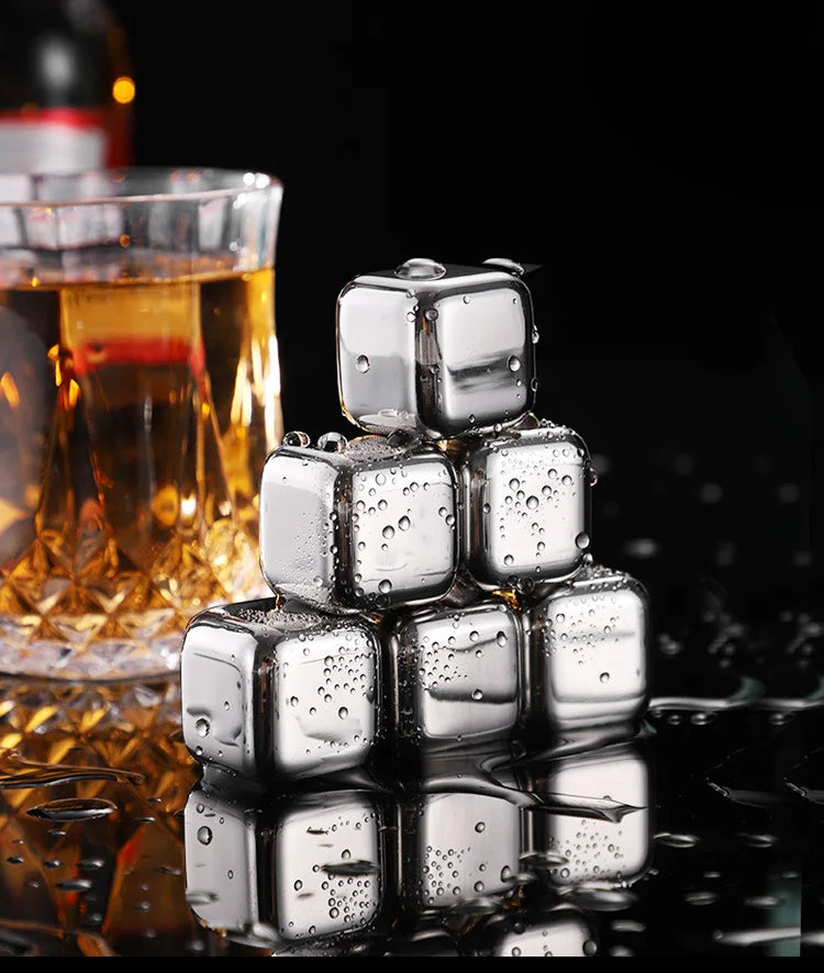 Reusable Stainless Steel Ice Cubes