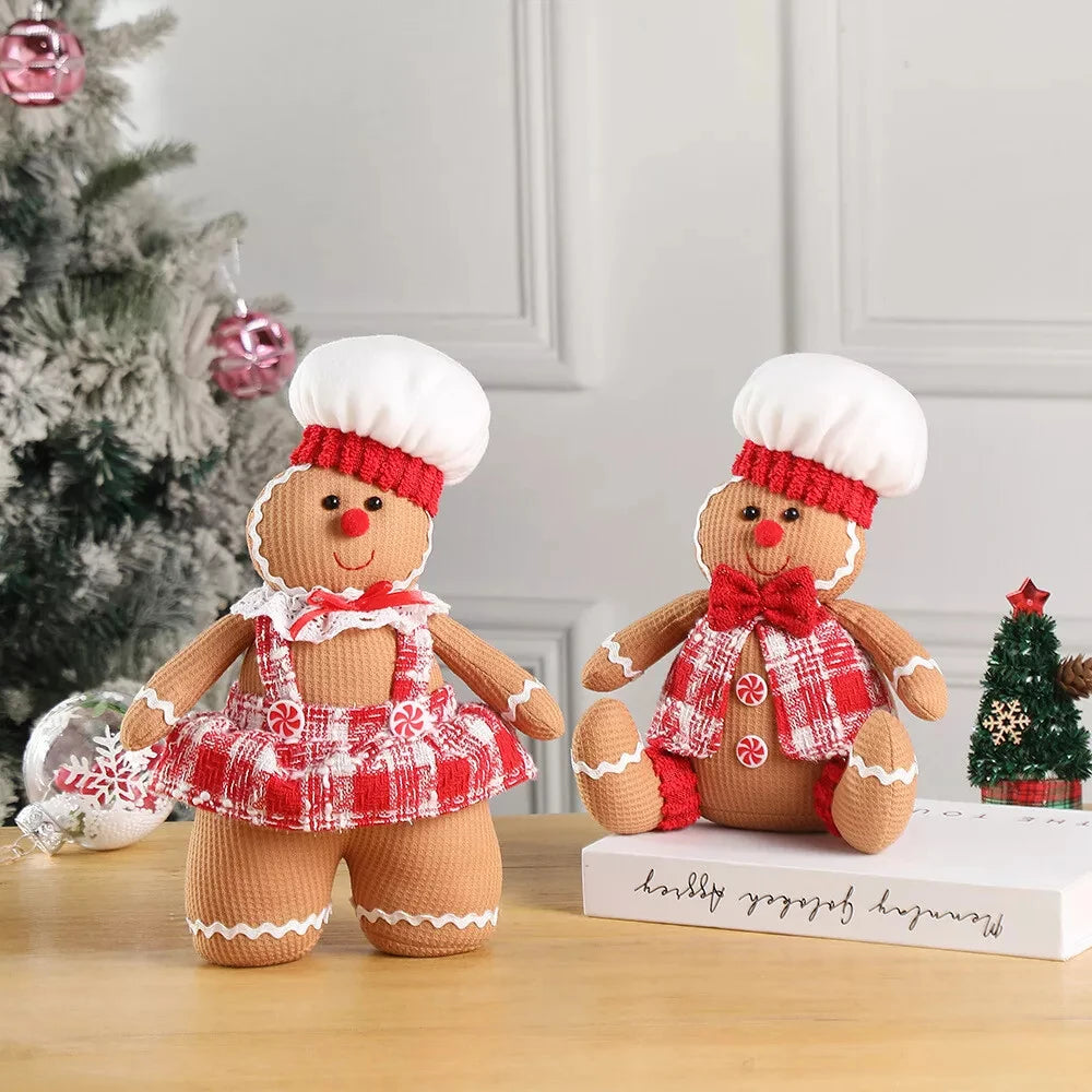 Gingerbread Man Doll Holiday Decorations