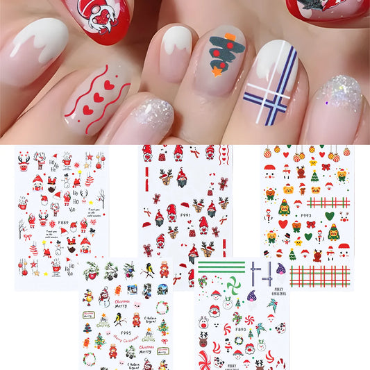 Christmas DIY Nail Art Stickers