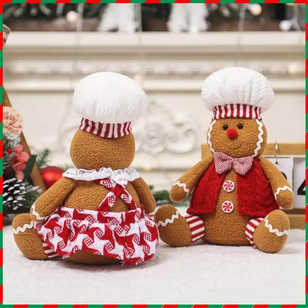 Gingerbread Man Doll Holiday Decorations