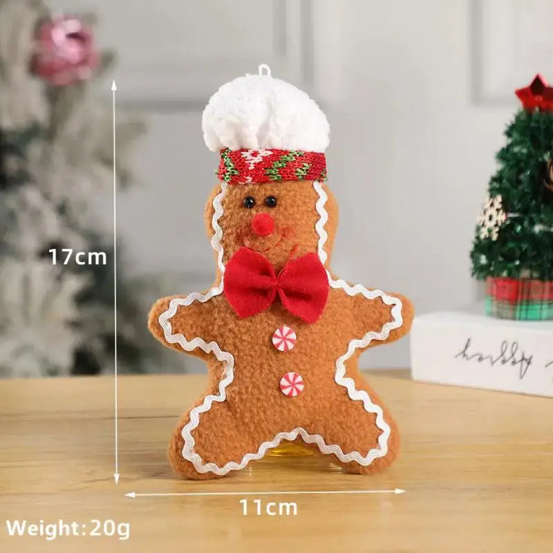 Gingerbread Man Doll Holiday Decorations