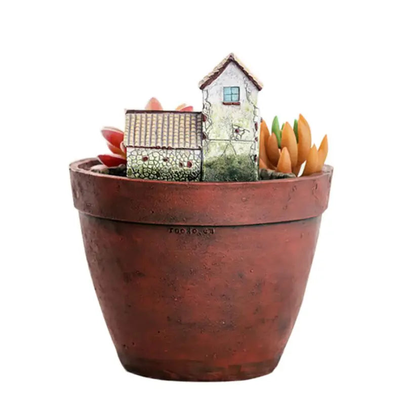 Cute Animal Resin Flower Pot Retro