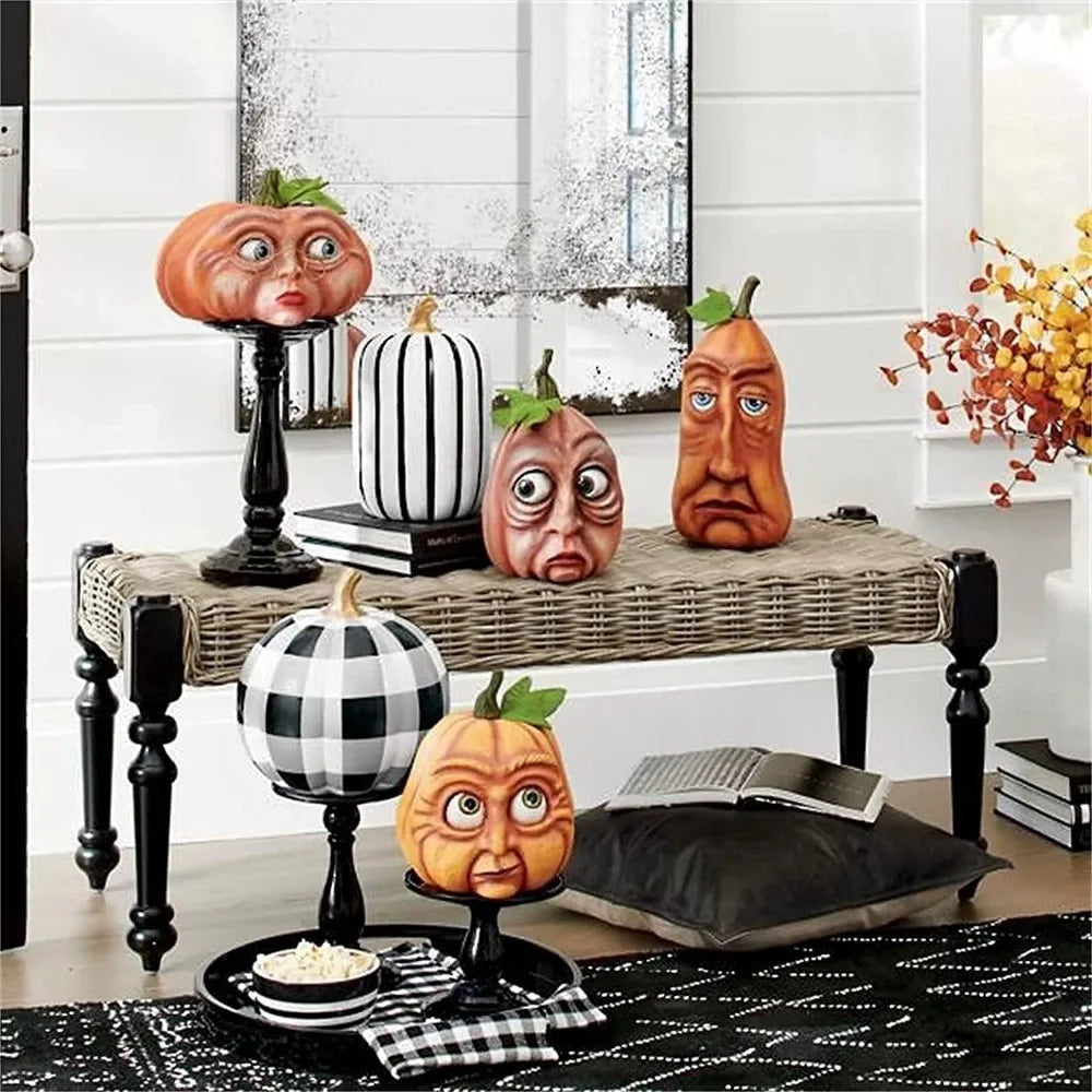 Ghostly Pumpkin Head Indoor/Outdoor Halloween Props