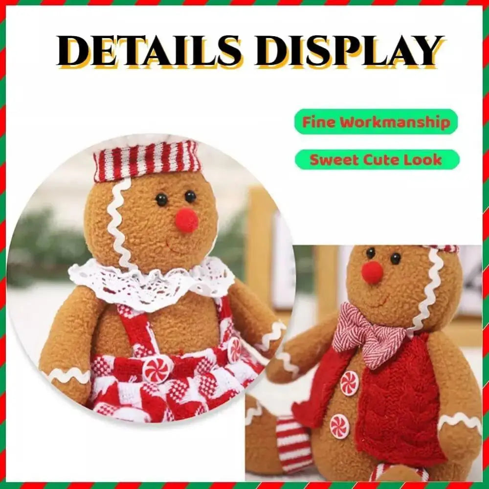 Gingerbread Man Doll Holiday Decorations