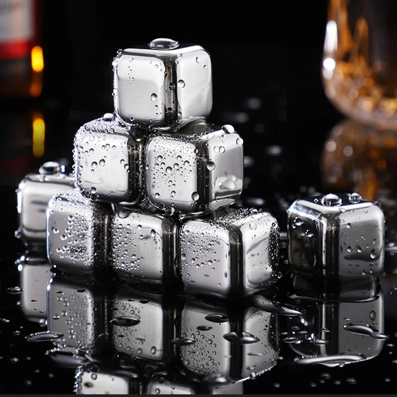 Reusable Stainless Steel Ice Cubes