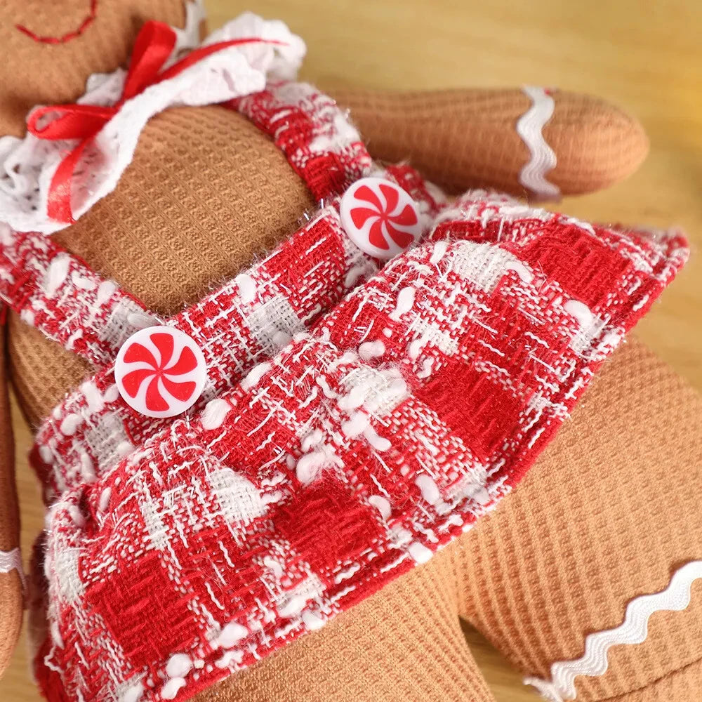 Gingerbread Man Doll Holiday Decorations