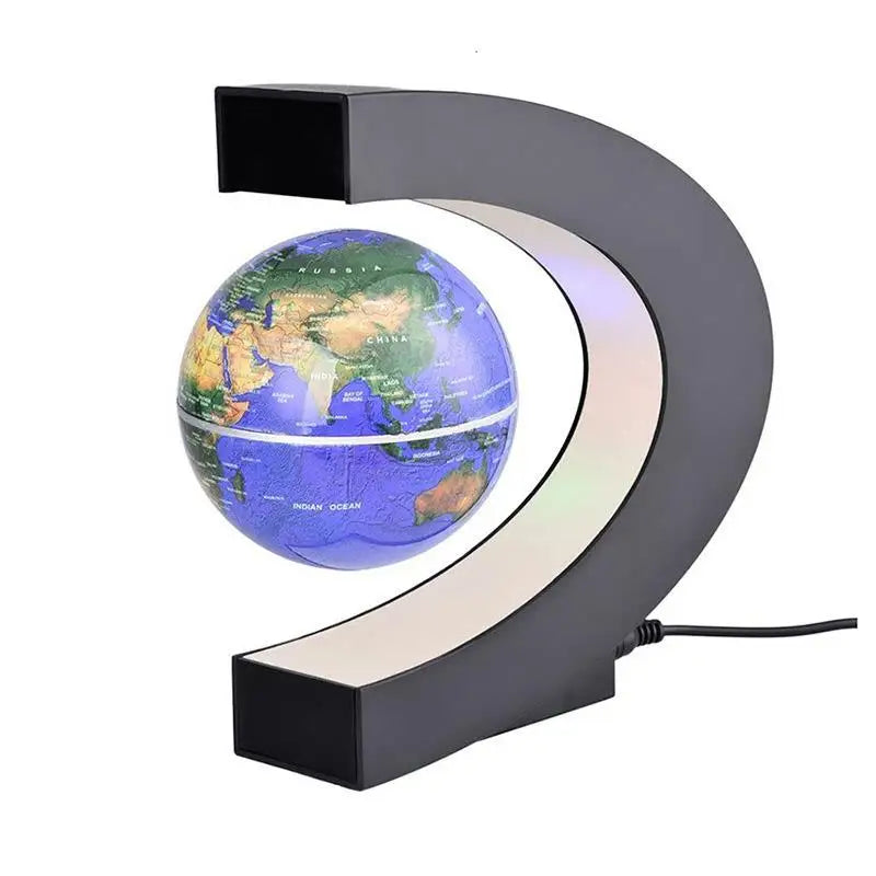 Magnetic Floating Levitation Globe LED World Map Electronic Anti Gravity Lamp