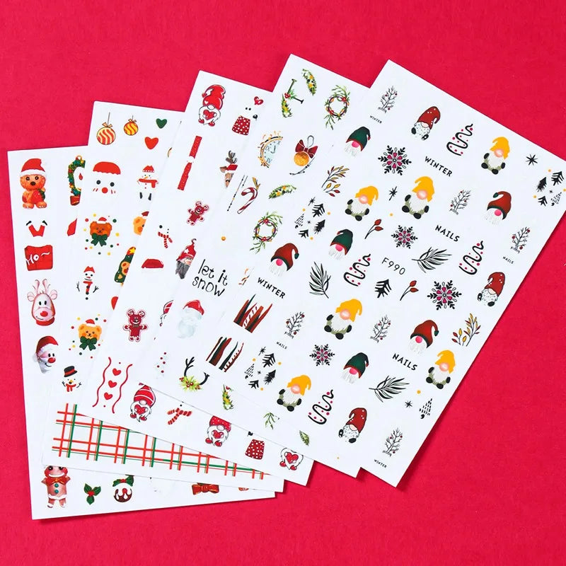 Christmas DIY Nail Art Stickers