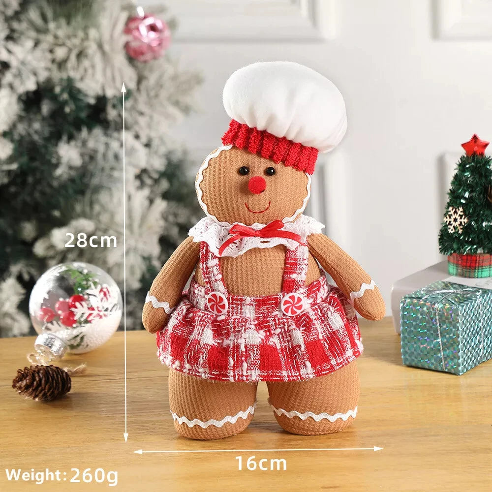 Gingerbread Man Doll Holiday Decorations